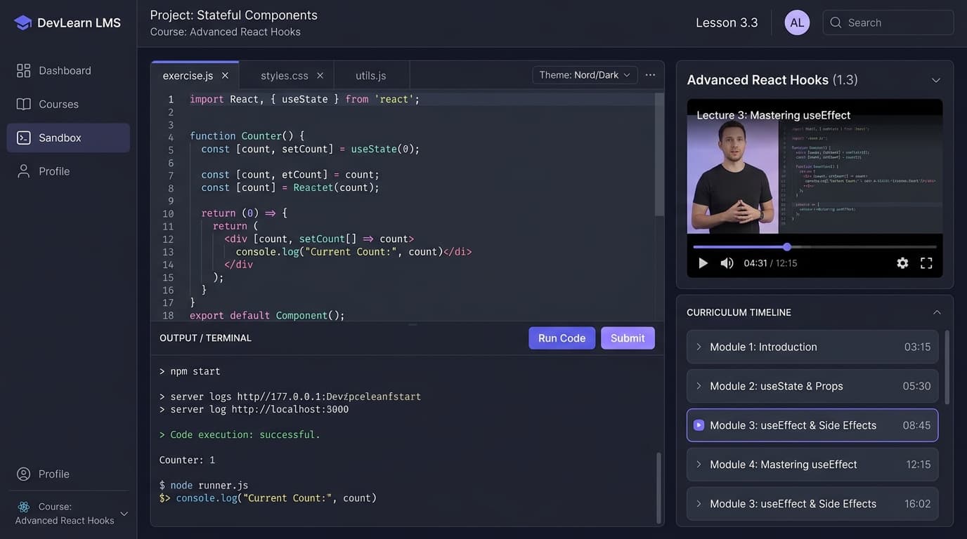 Interactive Cloud Sandbox & LMS Platform — SkillForge